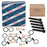 5X Bosch Dichtungssatz EinspritzdüSe + Oe Schrauben FüR Vw Touareg T5 2.5 Tdi
