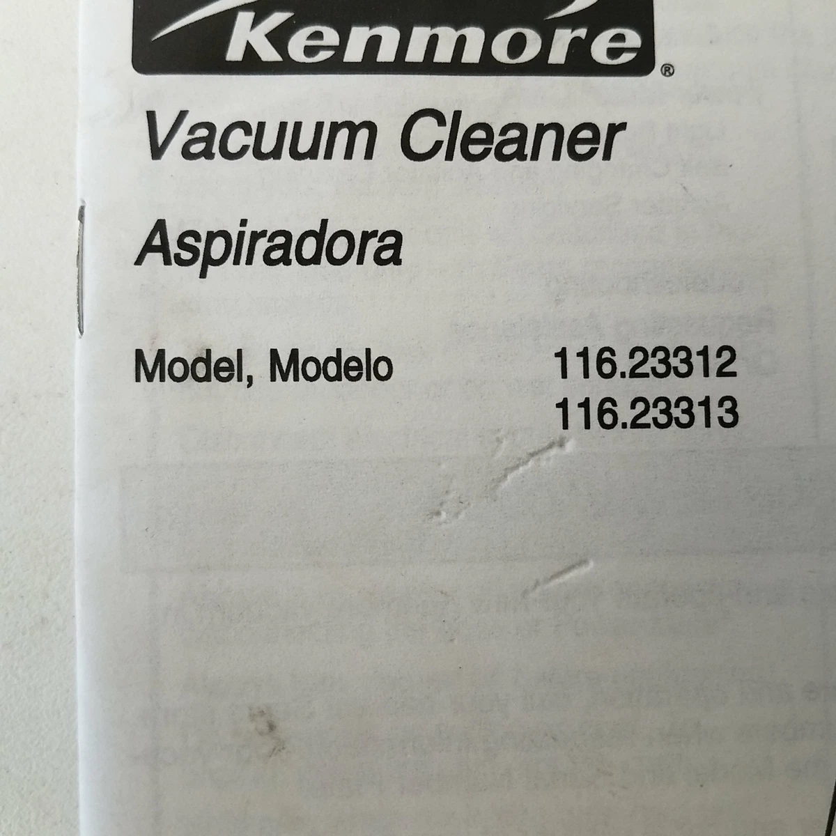 Top 130+ kenmore vacuum model 116 bags latest esthdonghoadian