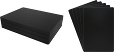 100 Magazine Bin Index Divider Cards - 8-1/4"x11-3/4" - Black Standard 30mil