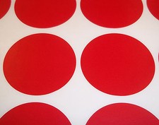60 Red 38mm - 1.5 Inch Colour Code Dots Round Stickers Sticky ID Labels