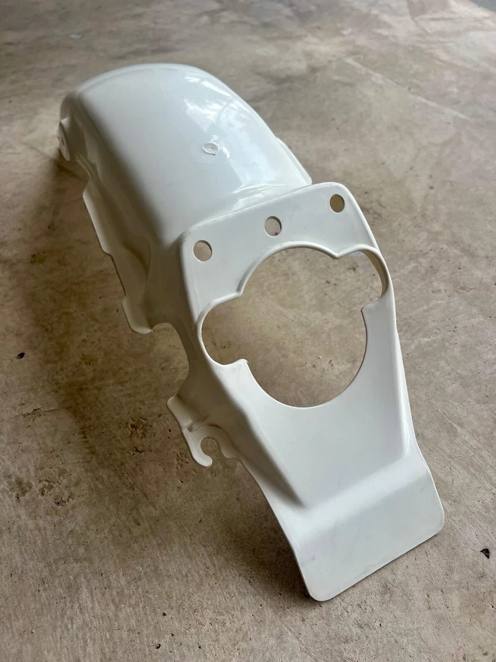 Guardabarros trasero blanco Yamaha YZ80 G 1979 1980 3R1-21611-10 EURO N.O.S raro! Foto 2 de 4