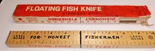 Vintage Wood Floating Fish Knife in Box Read Description and check out the pics!