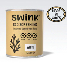Screen Printing Ink for Card, Fabric, Paper - Water Based ECO- 5 Colours - SWINK