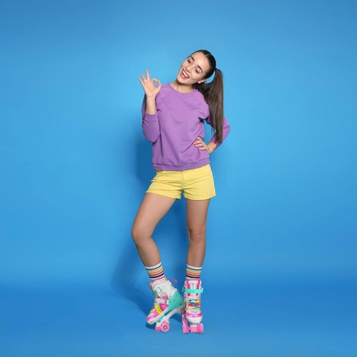 Roller Skates for Girls, 4 Sizes Adjustable Roller Skates for Kids Girls Boys Ou - Picture 7 of 7