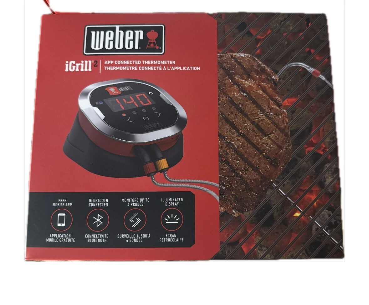 Weber Thermometer, Bluetooth Connected, iGrill 2