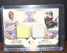 2025 Topps Diamond Icons Holliday Rutschman Dual Preeminent Pieces relic 10/10