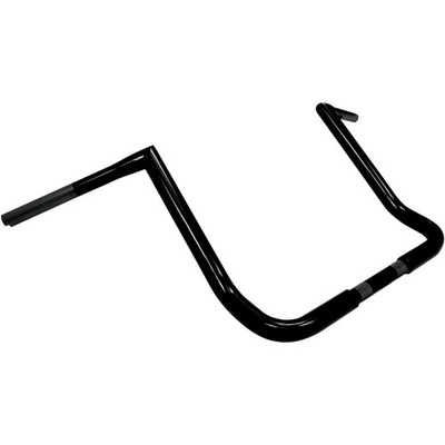 LA Choppers Black 14'' Twin Peaks Bagger Handlebar LA-7361-14B