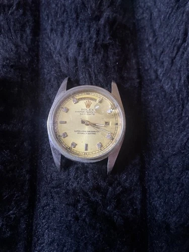 Rolex Oyster Perpetual Day-Date 1803 Champagne Dial Yellow 18K solid gold
