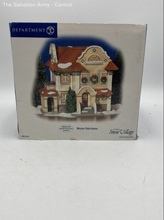 Department 56 American Architecture #56.55332 Snow Village Mission Style House