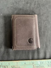 Carhart Men s Pebble Leather Tri Fold Wallet ...