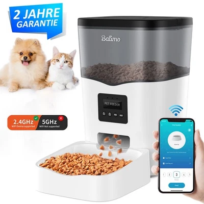 BALIMO 3L WLAN APP Futterautomat Katze Automatischer Futterspender für Katze und Hund