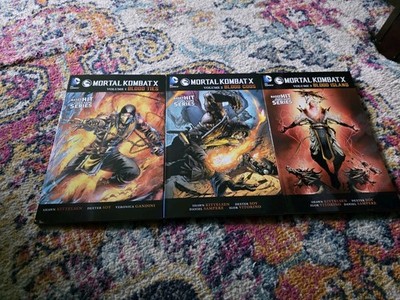 MORTAL KOMBAT X VOLUME 1 2 3 TPB GRAPHIC NOVEL TRADE PAPERBACK Lot