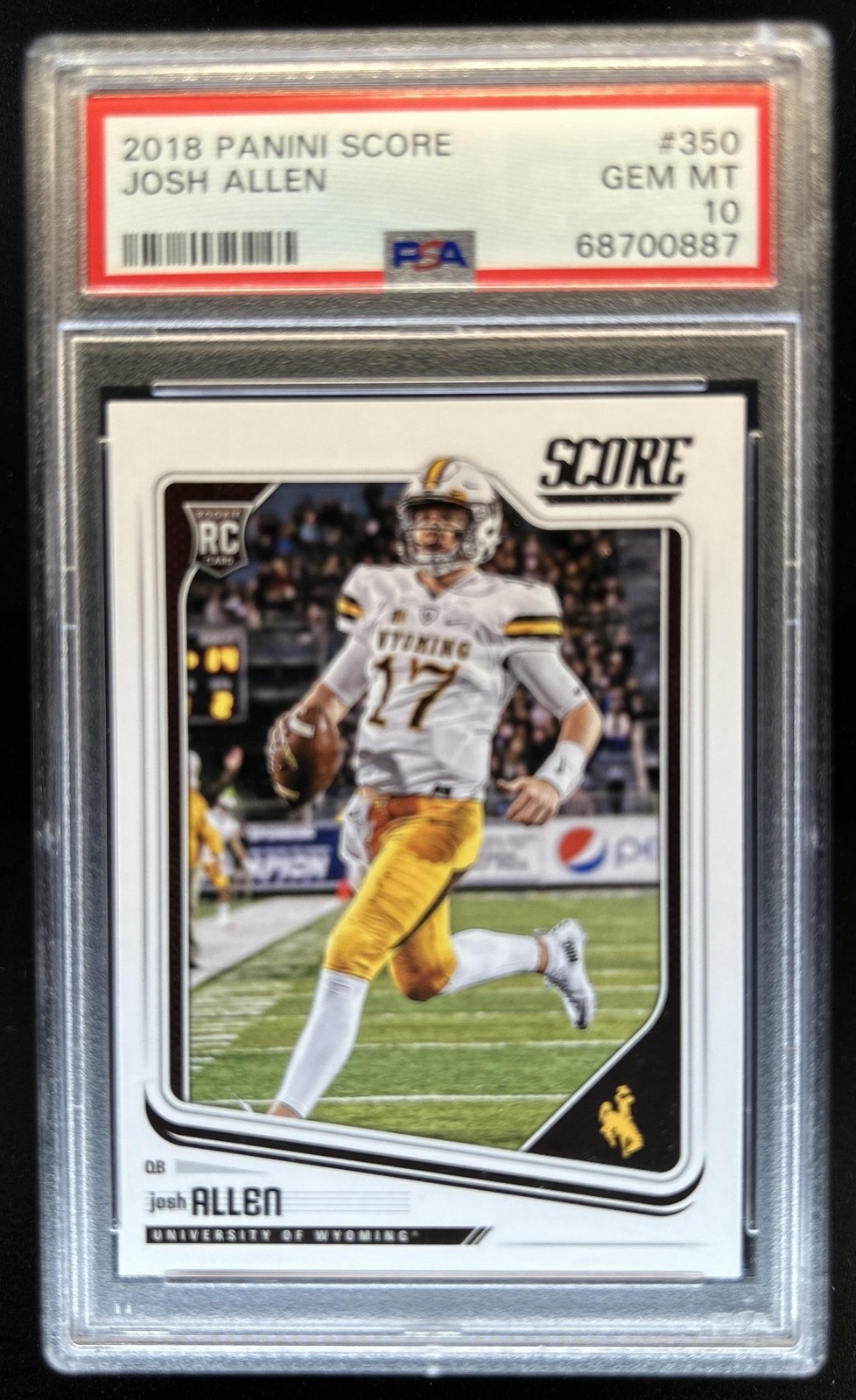 2018 Panini Score Josh Allen RC Rookie #350 PSA 10 GEM MINT