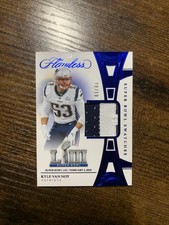 2025 Panini Flawless Kyle Van Noy Super Bowl Patch Sapphire #/10 Patriots