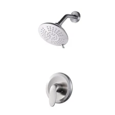 Single Handle 5-Spray Patterns Shower Faucet 1.8 GPM with High Pressure