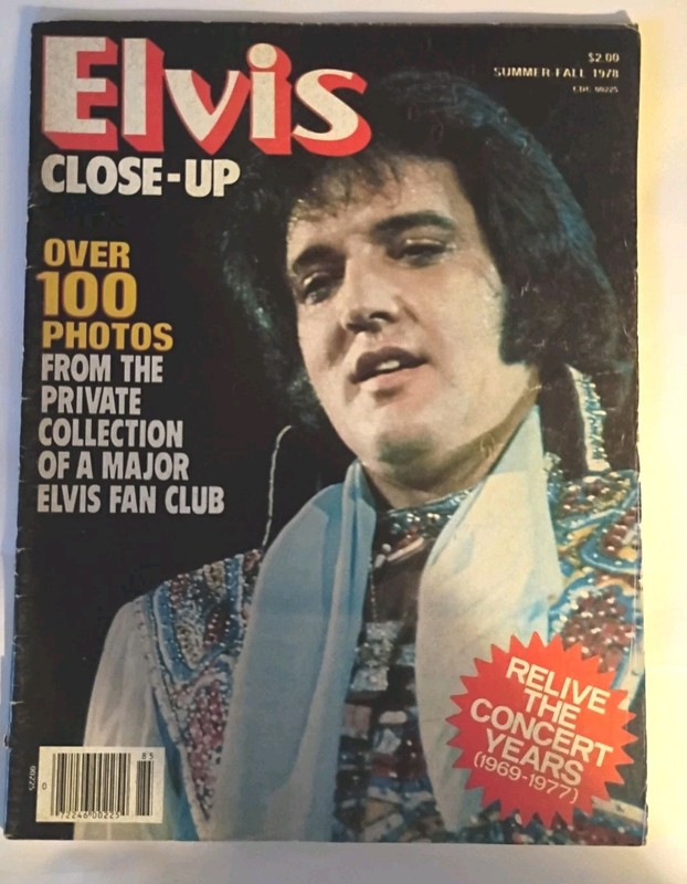 1978 SUMMER-FALL ELVIS CLOSE-UP MAGAZINE - ELVIS PRESLEY - PHOTOS 