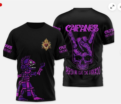 #ad Caifanes Band World Tour Black Full Size 3D T Shirt For Men. $18.99