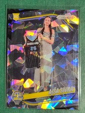 2025 Panini Prizm WNBA #85 AJSA SIVKA Cracked Ice RC CHICAGO SKY