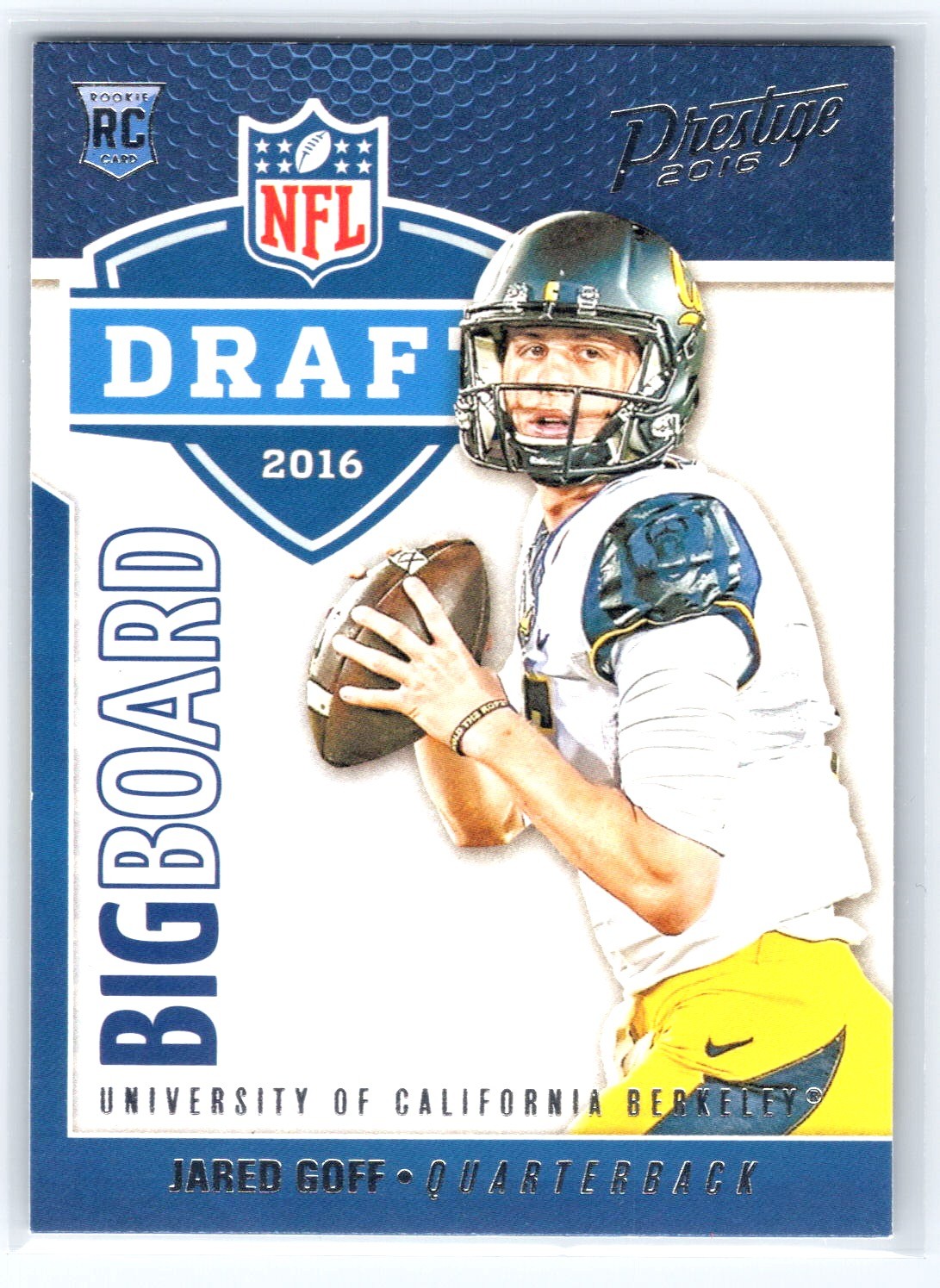 Jared Goff 2016 Prestige Draft Big Board Rookie!