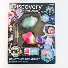 Discovery Mindblown Gemstones Unearthed - 2 Pack Mini Excavation Kit - NEW