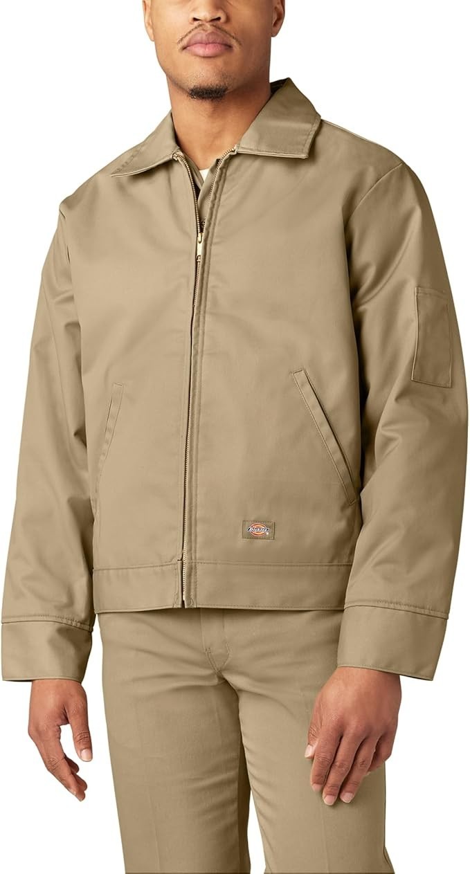 Dickies - Mens Insulated Eisenhower Front-zip Jacket Khaki 3XL 17390₽
