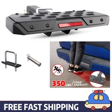 For 2" Receiver Rear Bumper Trailer Towing Hitch Step Bar Guard Truck Van Car