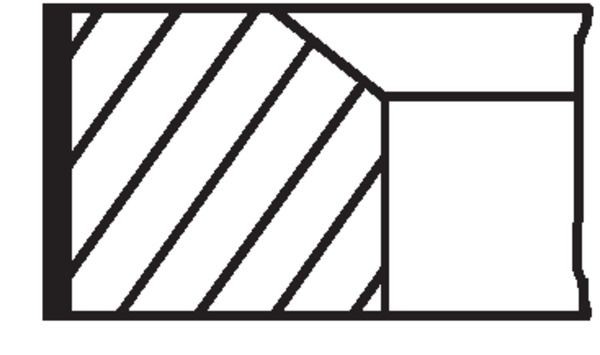 Segments de pistons MAHLE 082 72 N0 pour stopper la consommation d'huile BMW