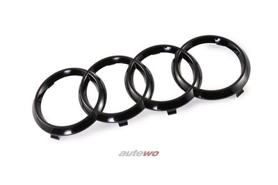 8T0853605 NEU Audi A1/A3 8V/A4 8K/A5 8T/8W/A6 4K orig. Ringe Kühlergrill schwarz