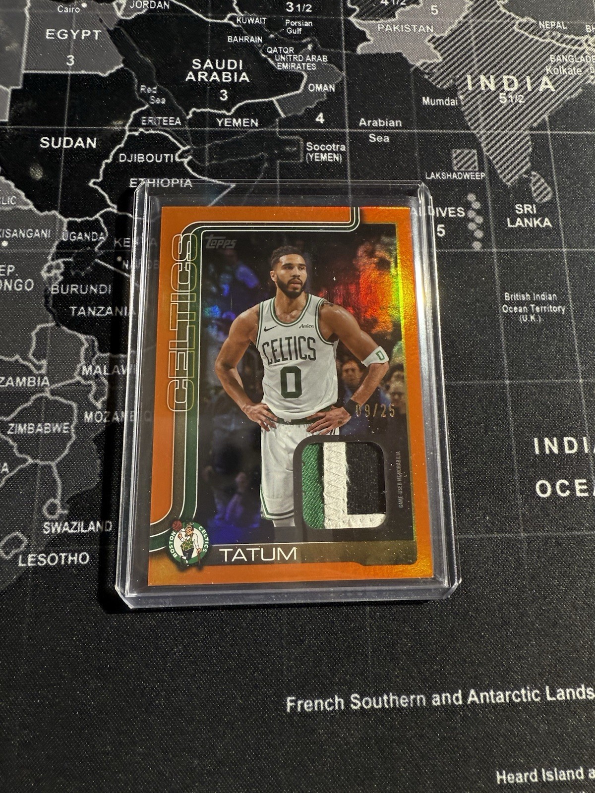 2025-26 Topps Basketball Jayson Tatum Orange# /25 Real One Relic #FRO-JT