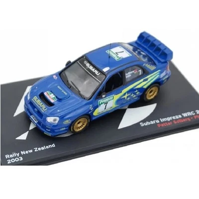 Subaru Impreza WRC 2003 Solberg New Zealand Rally 1:43 Ixo Altaya metallauto **