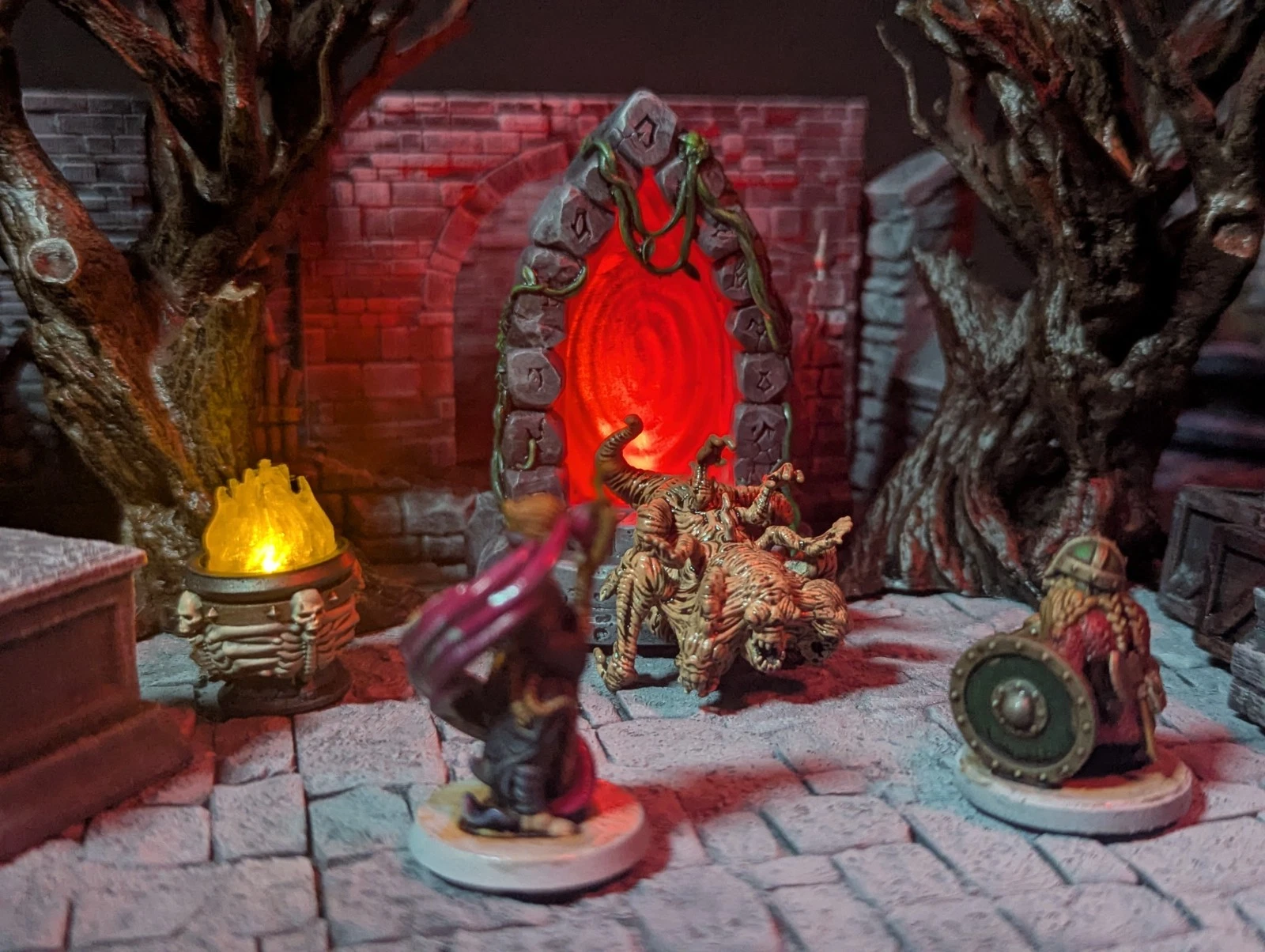 Glowing Summoning Portal Terrain Compatible with 28mm 32mm Tabletop RPG - photo 6