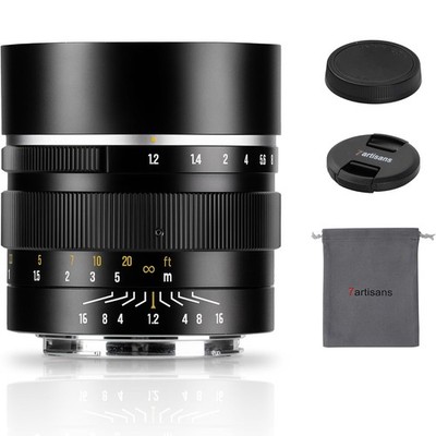 7Artisans 50mm F1.2 APS-C Manual Focus Lens for Sony Fuji Nikon M43 mount Camera