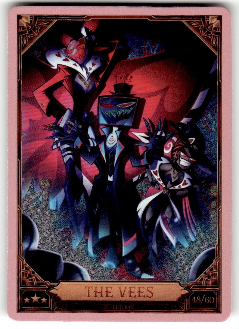 ハズビンホテル　season2 VEES トレカ　レア Hazbin Hotel Season 2 Trading Cards 48/60 THE VEES 2nd Edition