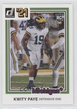 2021 Panini Chronicles Draft Picks Donruss Retro Pink Kwity Paye #30 0i76