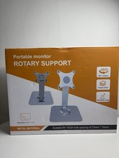75x75mm VESA Monitor Mount Stand, M4 Anti-Loss Screws, Aluminum Alloy Base