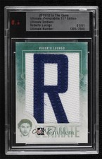 2011-12 ITG Ultimate Memorabilia 11th Edition Emblem 1/1 Roberto Luongo HOF 4f5