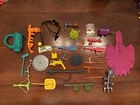 Vtg TMNT Lot Teenage Mutant Ninja Turtles Accessories Weapons Parts