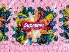 NEW Supreme Beanie SS25 Crochet Pink Brand New Sealed IN HAND Never Opened OSFM