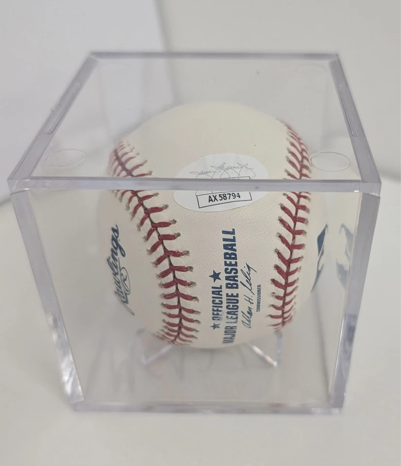 Jim Palmer Signed Baseball JSA Certified Authentic Autograph With Acrylic Case - Image 2 of 3