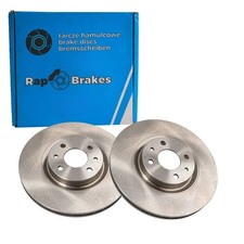 2x RAP BRAKES BREMSSCHEIBEN 284mm BELÜFTET VORNE passend für ALFA ROMEO 145 146 