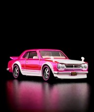 Hot Wheels Rlc Exclusive 1972 Nissan Skyline Ht 2000gt-r Pink Jkc01 164