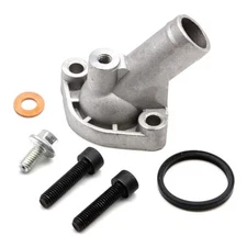 Aluminum Thermostat Housing Outlet Cover W/Screws Compatible For Can-Am 