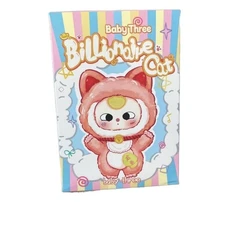 Baby Three Billionaire Cat Mystery Plush with Card & Box