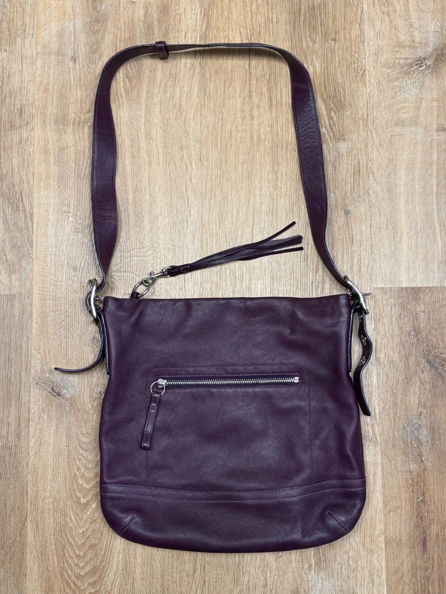 Vintage Y2K Coach 1414 Soho Slim Duffle Fringe Tassel Shoulder Bag