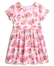 NWT Strawberry Shortcake Girls Allover Print Dress Size L 10-12