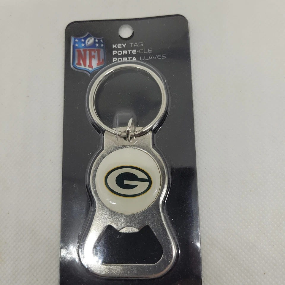 Брелок для ключей открывалка для футбольных бутылок NFL Green Bay Packers - Изображение 2 из 4