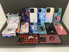 Lot of 12 Loopy Cell Phone Cases I 13, 11, 14 Clear 6.1 Pro+ Others with Cases