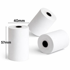 100 Rolls 57x40 Thermal Receipt Paper Till Roll Credit Card Machine Compatible