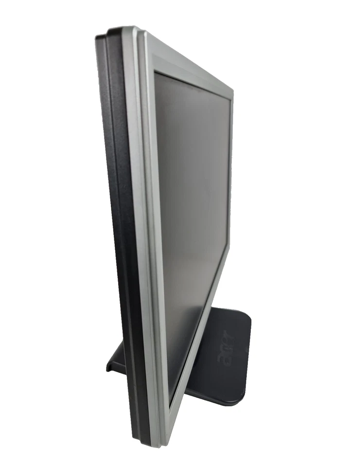 Vintage Acer 19'' LCD Flat Screen Colour Monitor AL1916W With Stand VGA In - Image 4 of 4