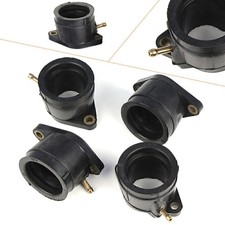 4x Carburetor Intake Manifold Boots Motorcycle Rubber For Yamaha YZF600R 1995-07